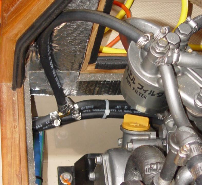 Ample Power Genie DC Genset Fuel Return Line "T'd" off with main